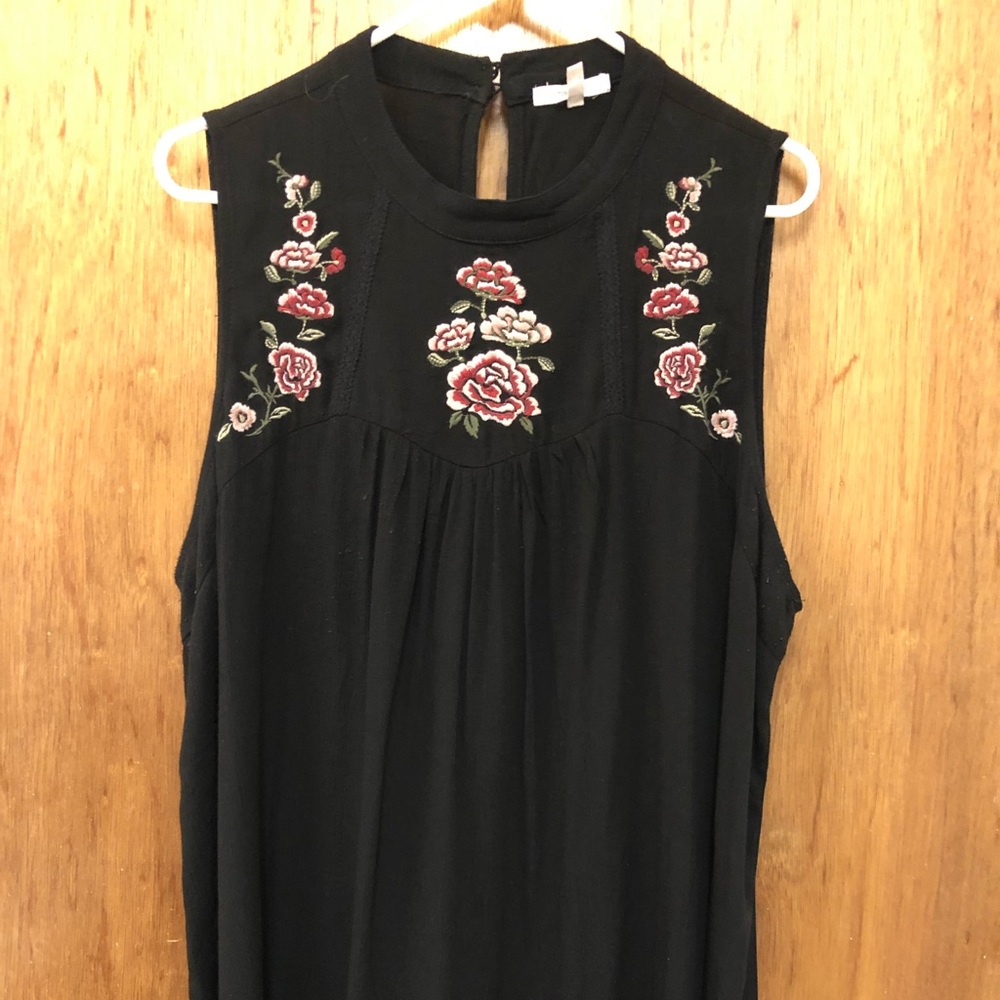 Maurices High neck smock top